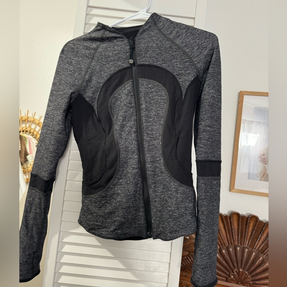 Lululemon zip-up, reversible, size 0